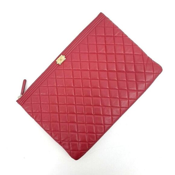 Chanel Caviar Clutch Large - Picture 2 of 5